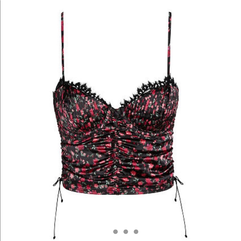 COPY - For Love and Lemons Floral Melrose Bustier…